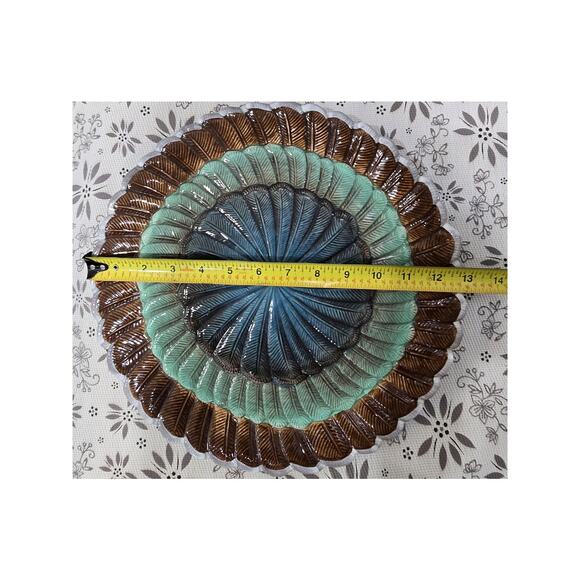 NWT John Derian for Target Feathers Round Serving Platter – 13" Stoneware - Picture 5 of 7